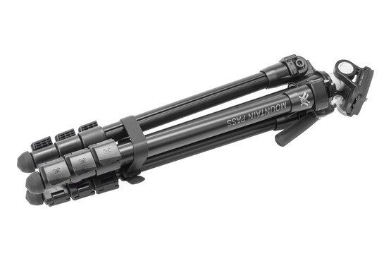 Vortex Optics Mountain Pass™ Tripod Kit has rubber feet.